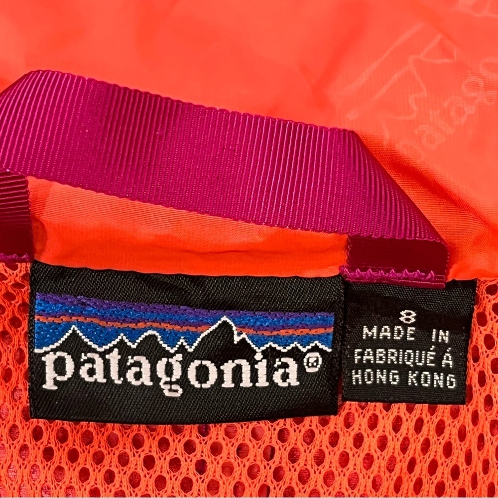 Patagonia Women's Magenta Jacket with Blue & Orange Accents - Picture 10 of 16